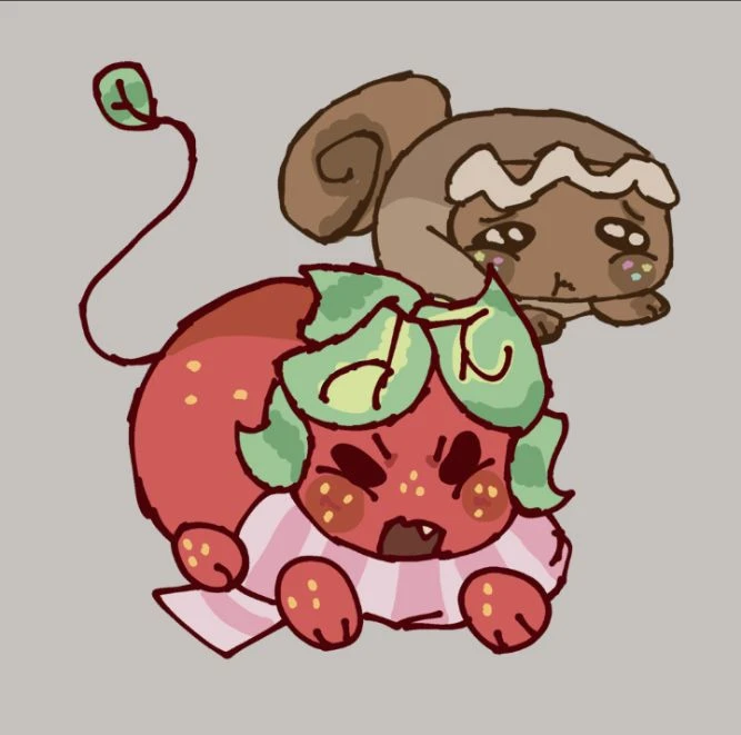 Sprout and Cosmo are pot-bellied thumbnail