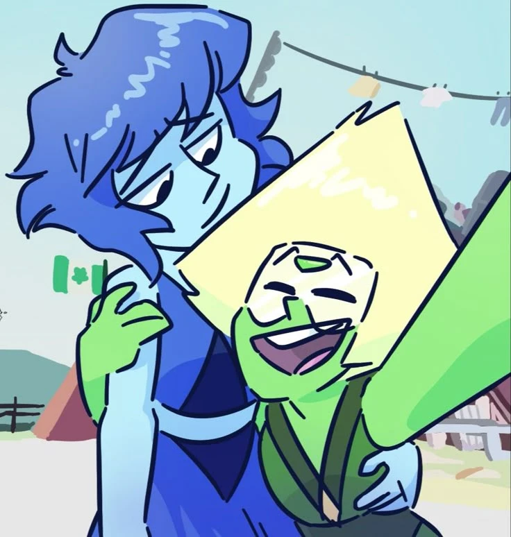 !💚peridot x lapis💙! thumbnail