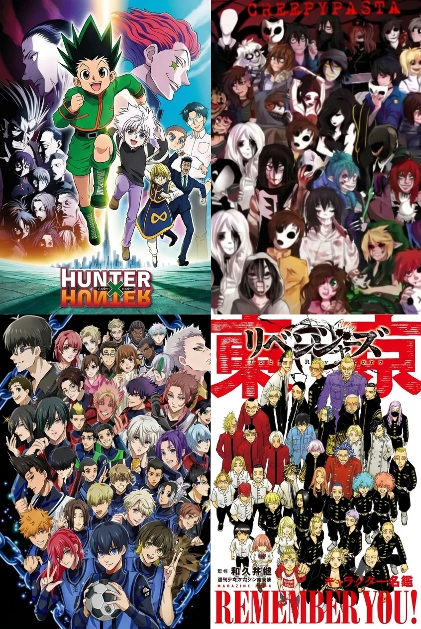 Hunter x Hunter ) Blue lock ) ( Tokyo Revengers) ( creepypasta) thumbnail