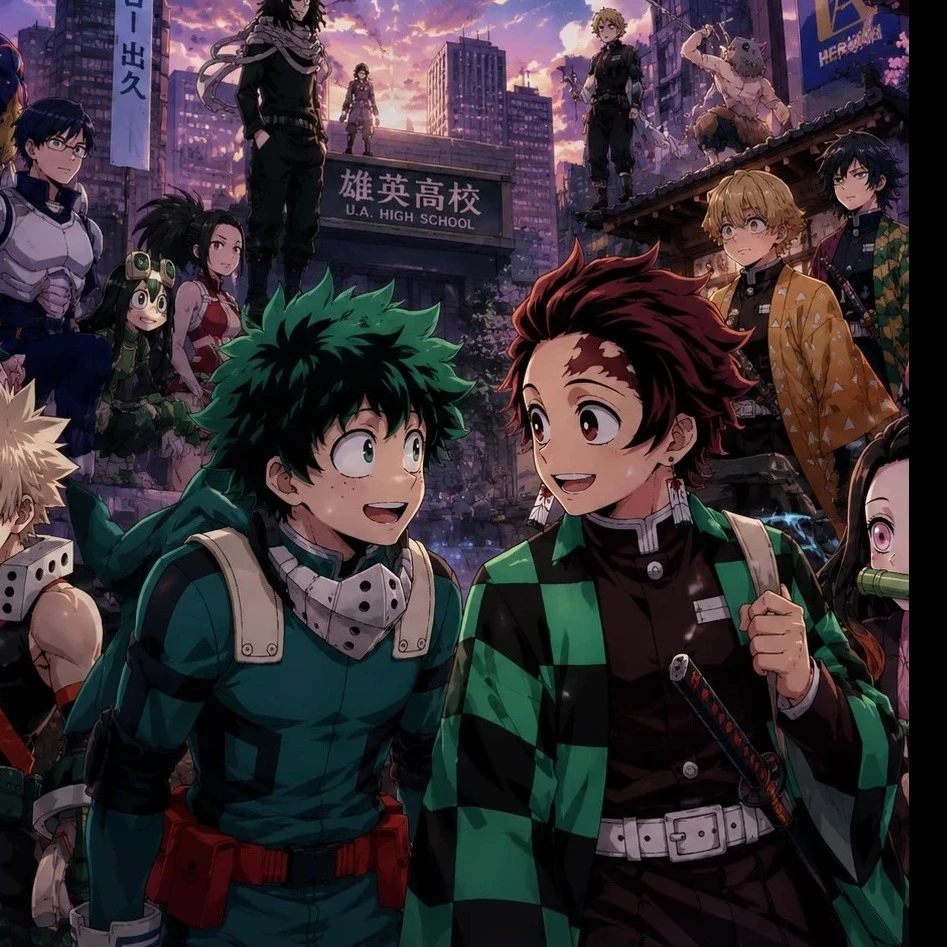 Mha x kny thumbnail