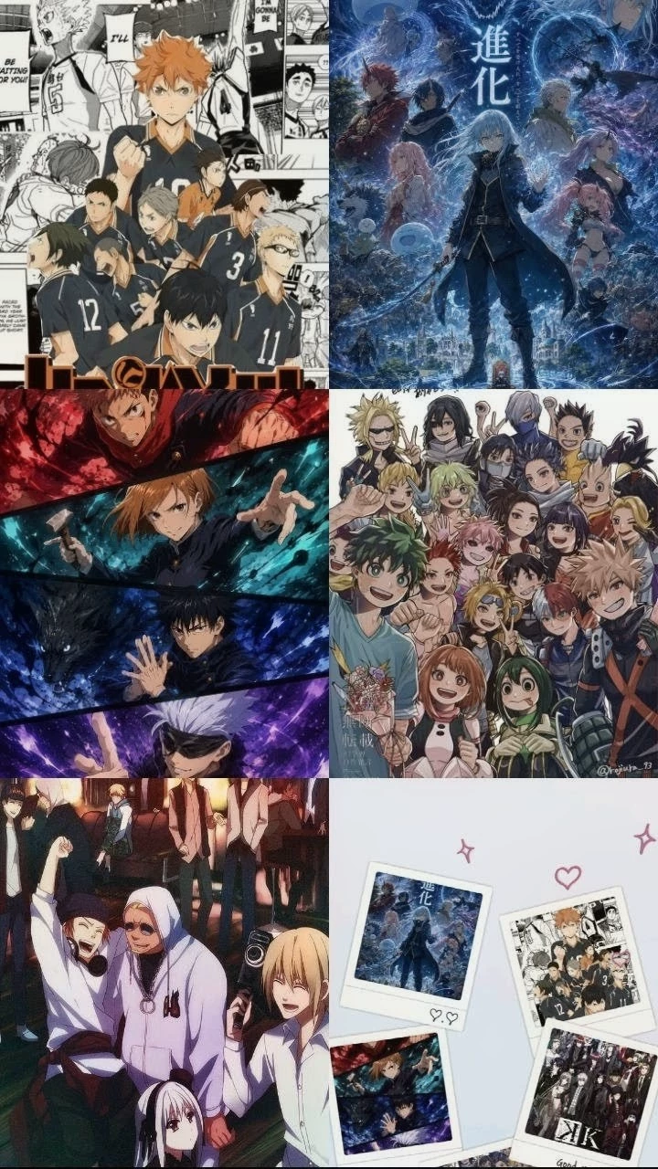 four anime go to your world which is My Hero Academia thumbnail