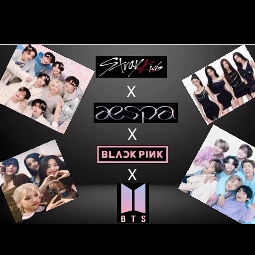 Stray Kids, BTS, Aespa, and BlackPink thumbnail
