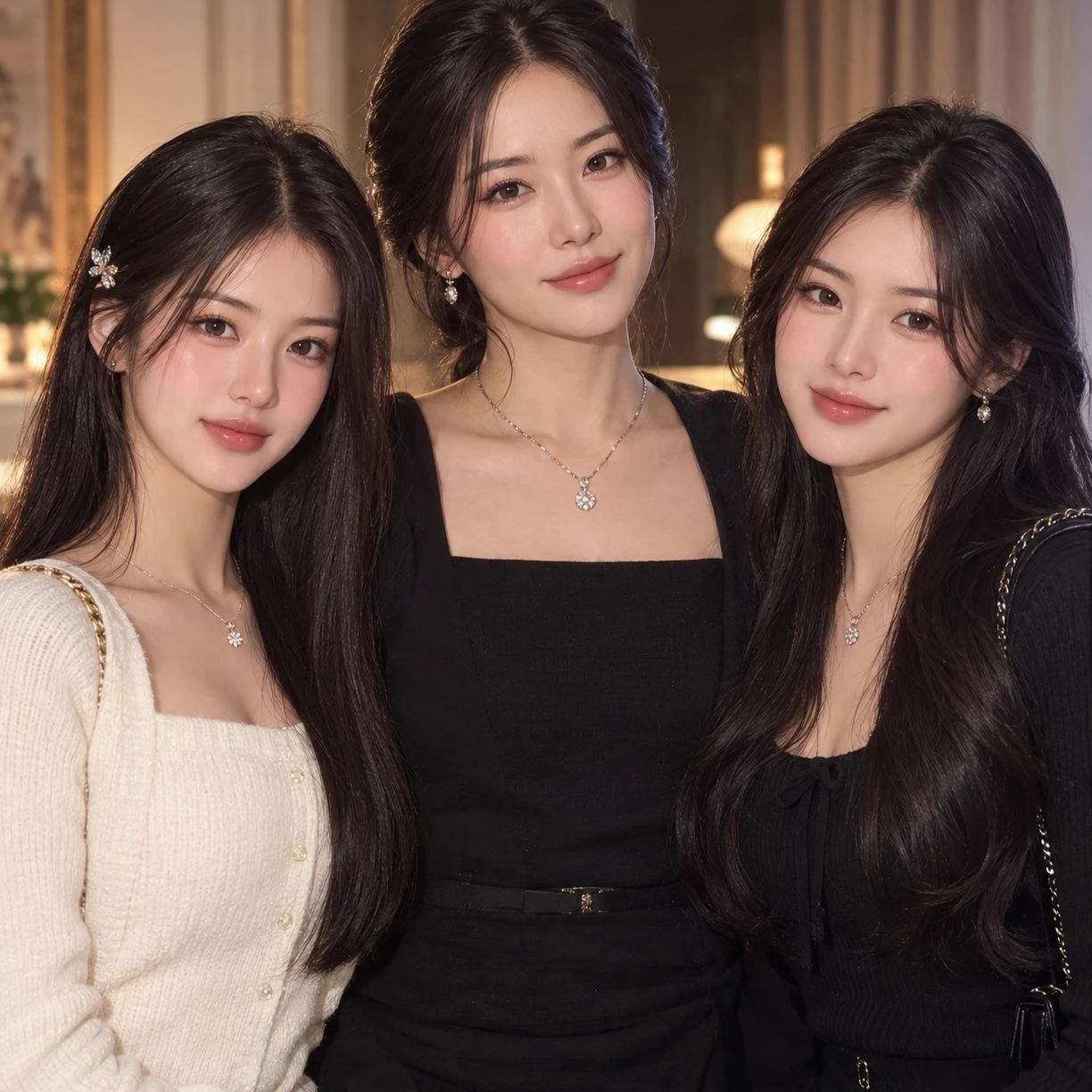 Mother and her daughters thumbnail