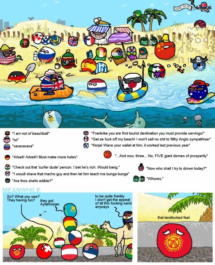 Beach Time! (Countryhumans/Ch) thumbnail