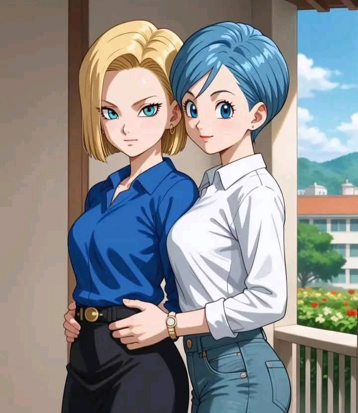 Bulma and Android 18 my 2 wives thumbnail