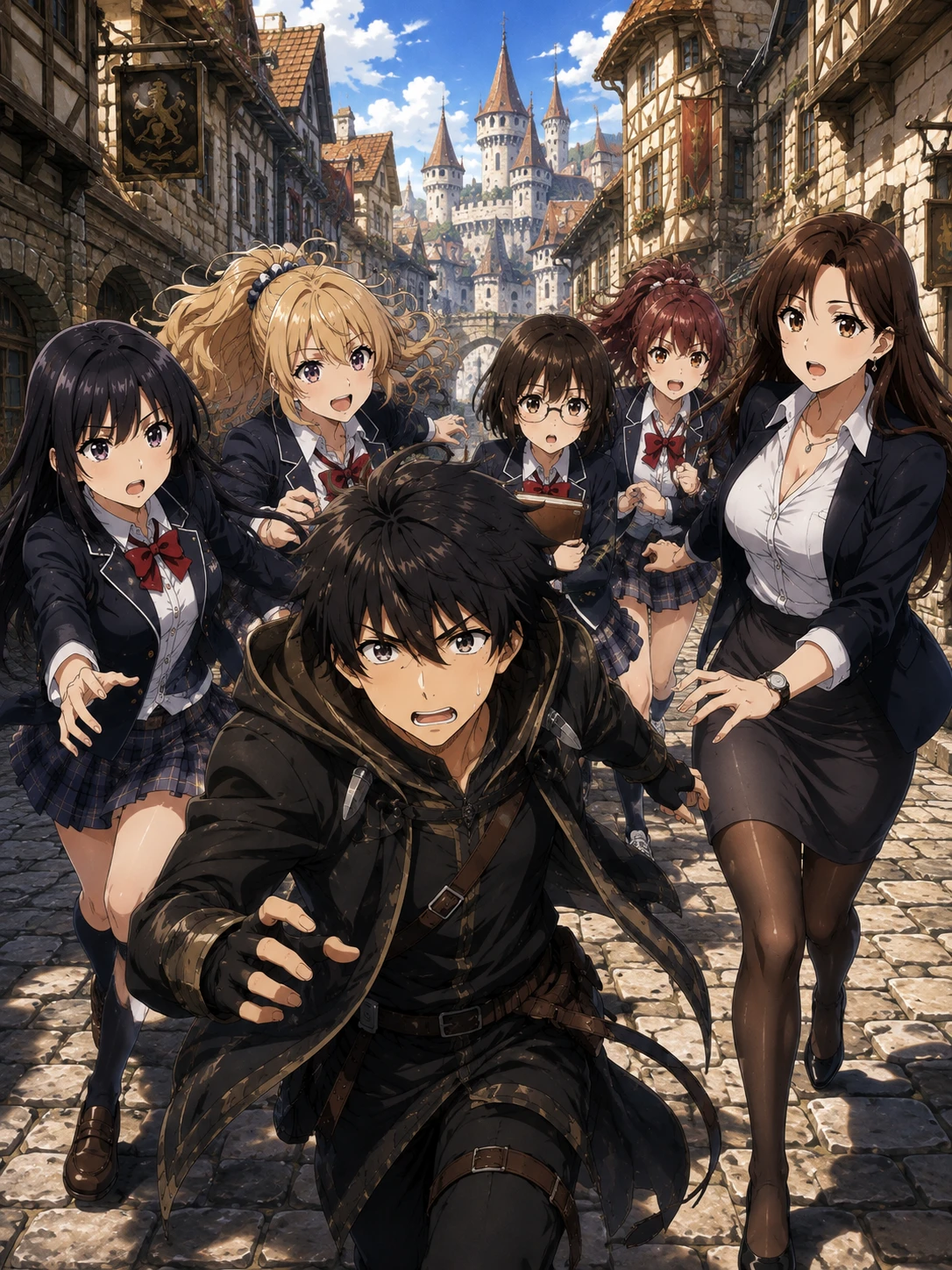 Isekai with my classmates, sister, and teacher thumbnail