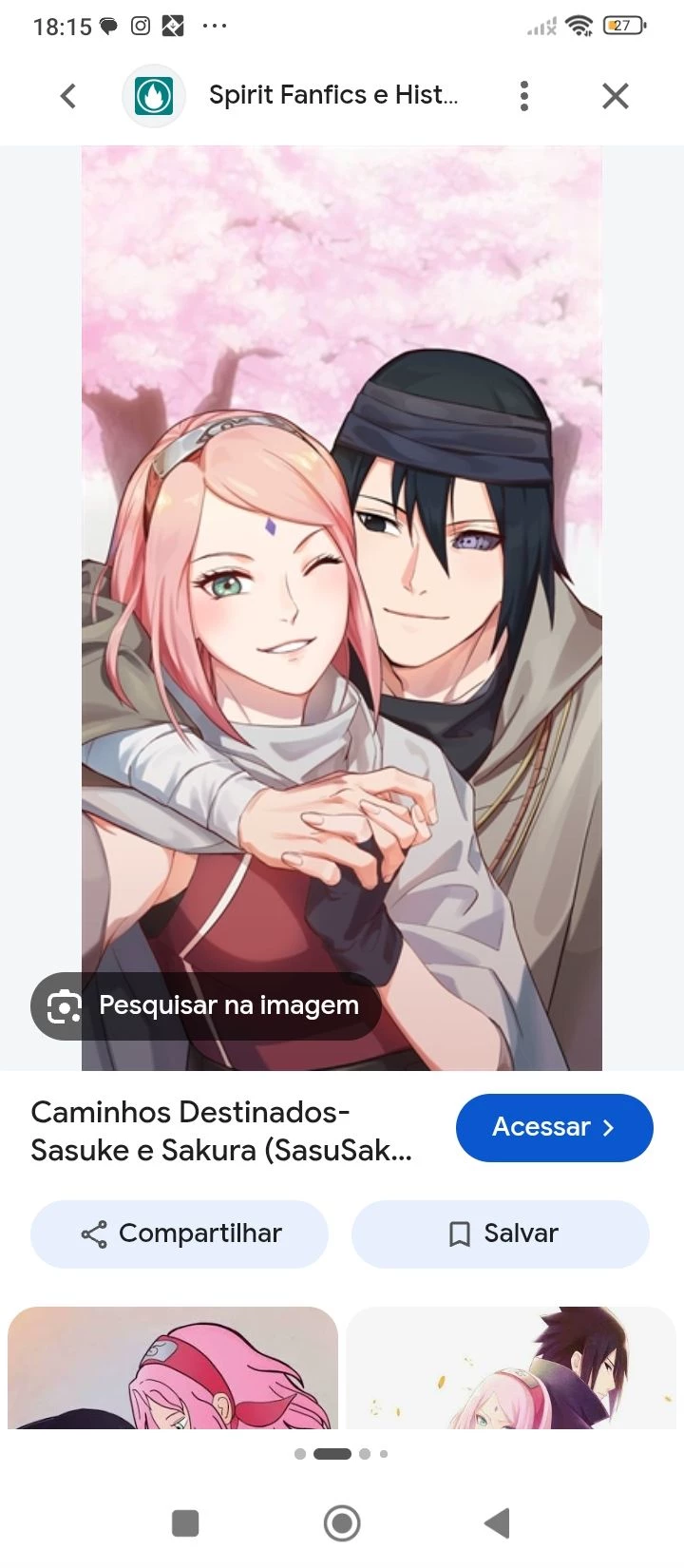 Sasuke and Sakura thumbnail