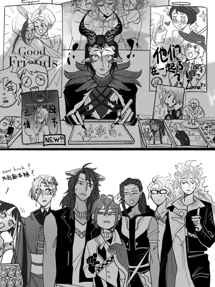 Seven housewardens confront Malleus??? thumbnail