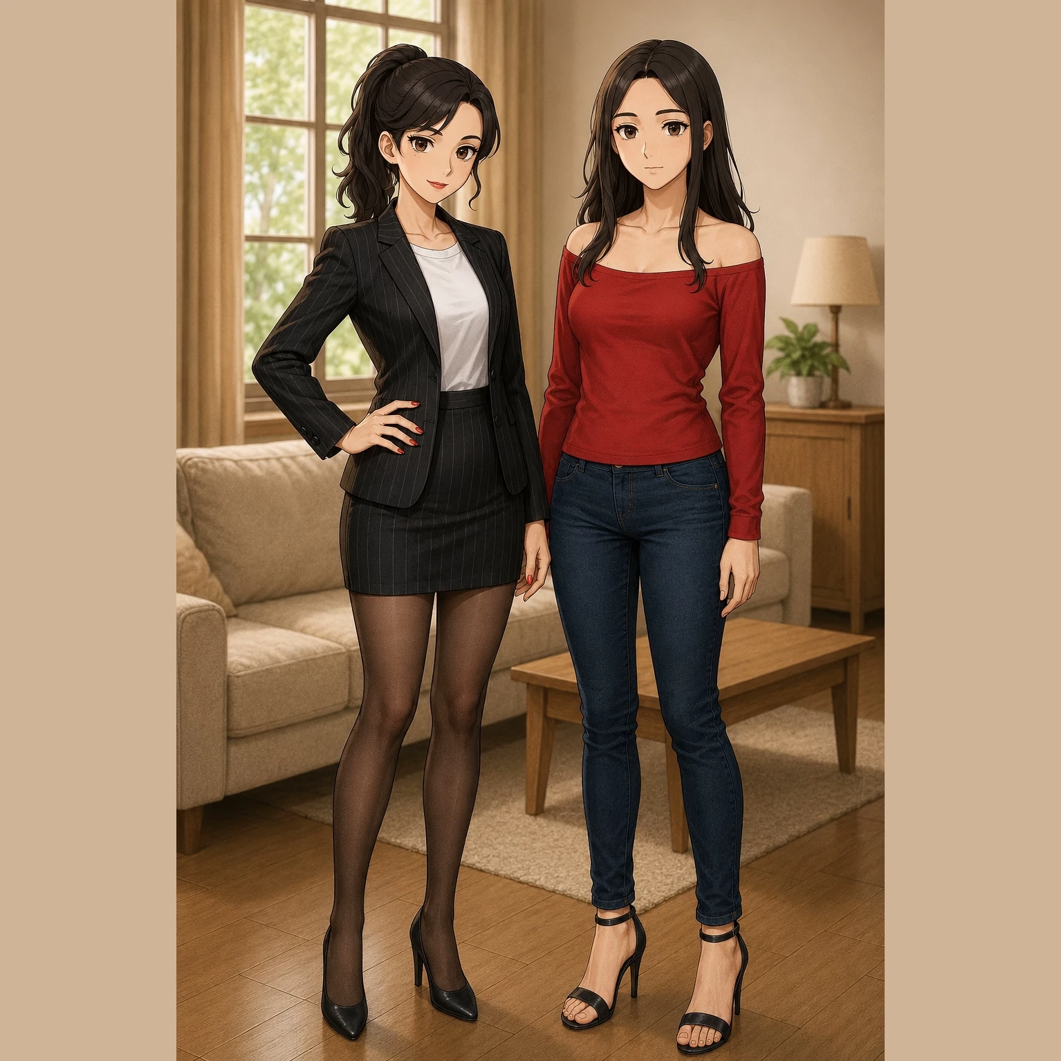 Stella and Luna (his wife and her twin sister) thumbnail