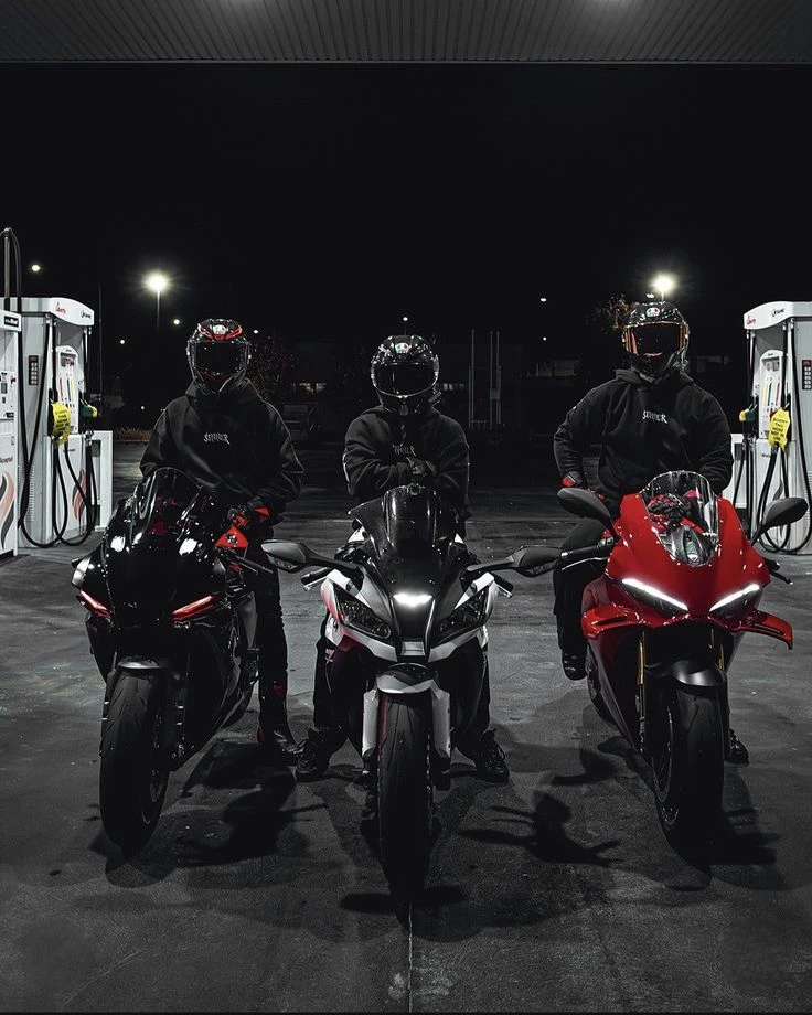biker friends \| college friends 🤍 thumbnail
