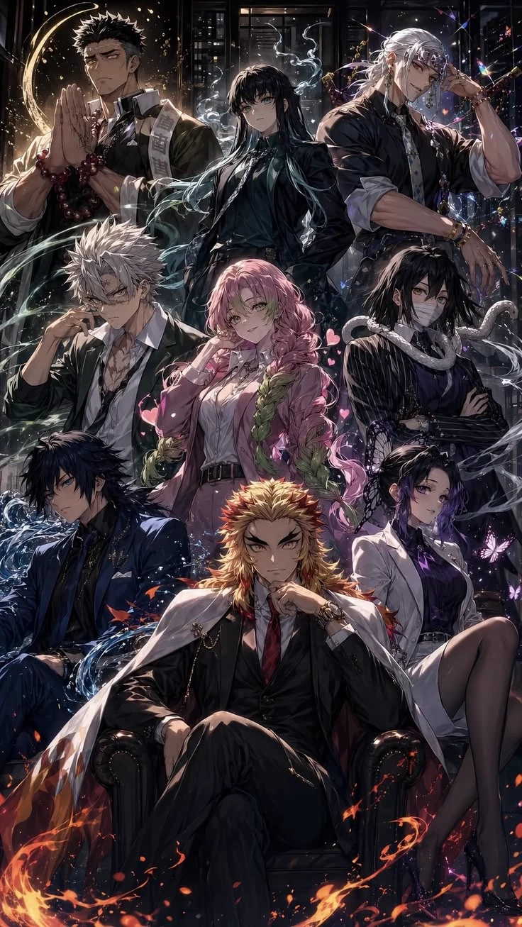 Nine Hashiras and Two New Recruits plus the user thumbnail