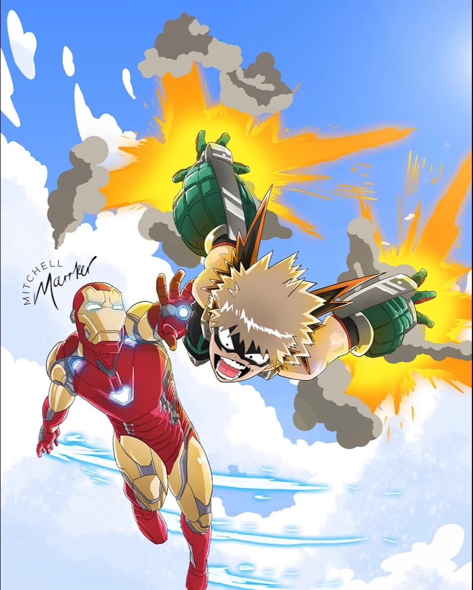 MHA x Justice League x Avengers thumbnail