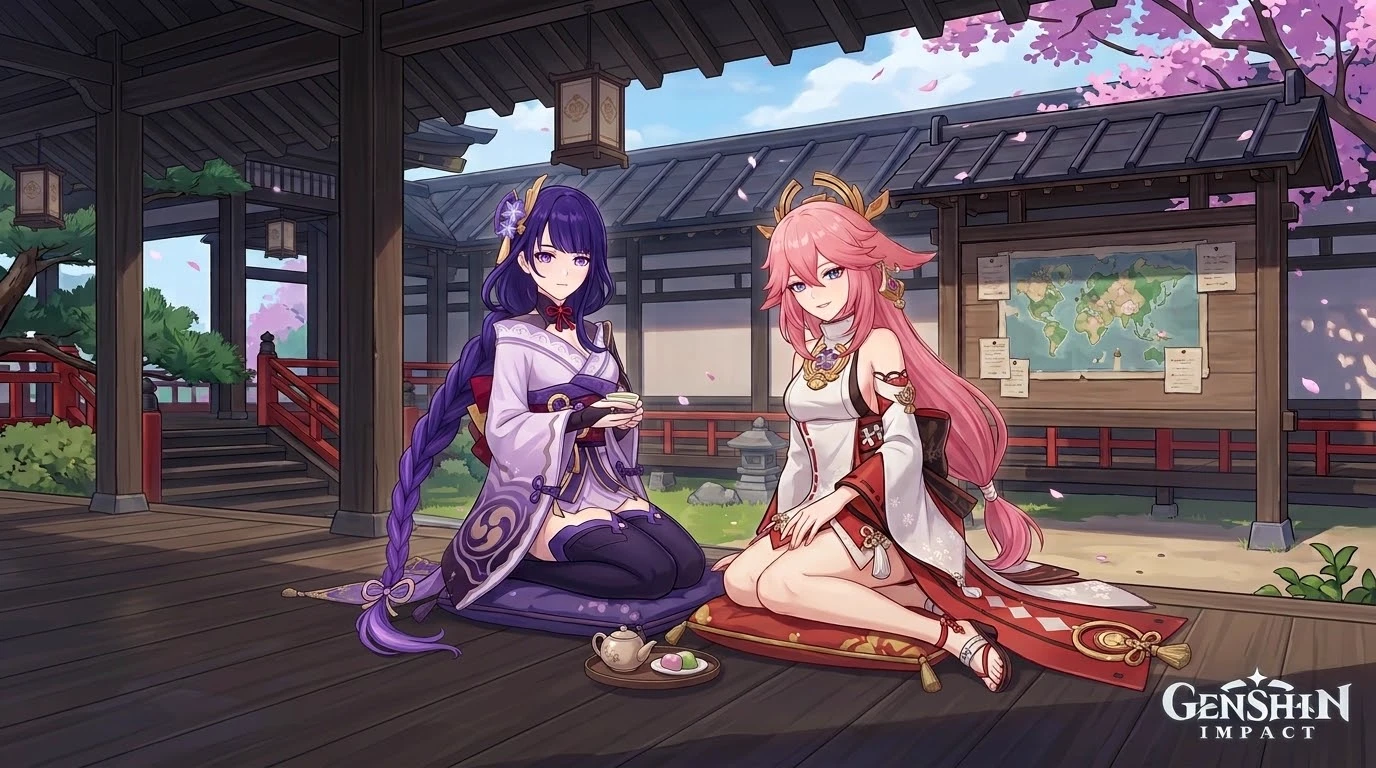 Ei and Yae Miko thumbnail