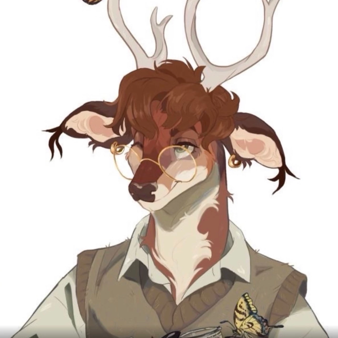 Kasper (Anthro deer/Nerd/twink thumbnail