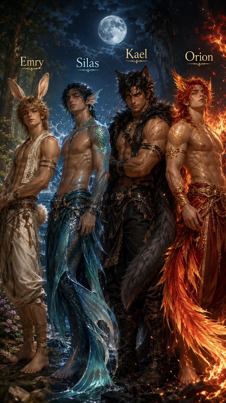 The four beast companions thumbnail