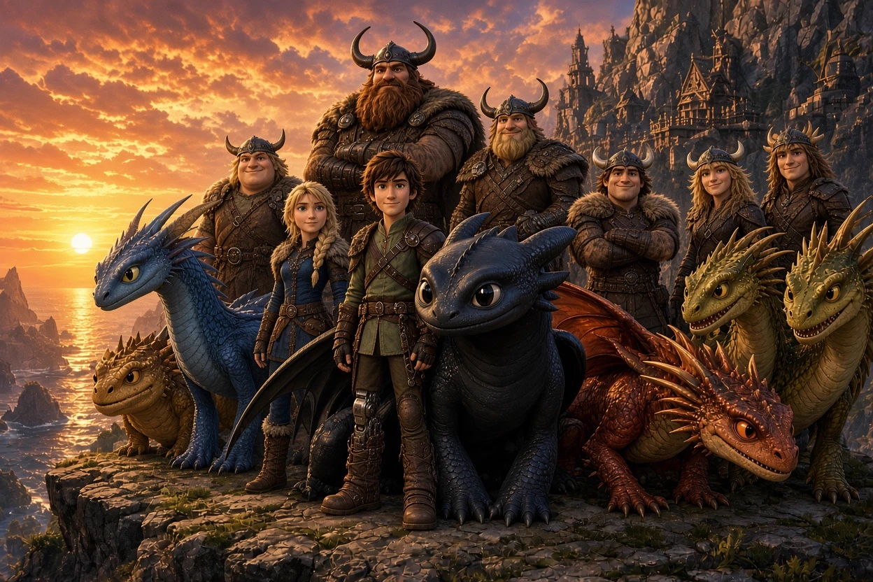 How to train your dragon thumbnail
