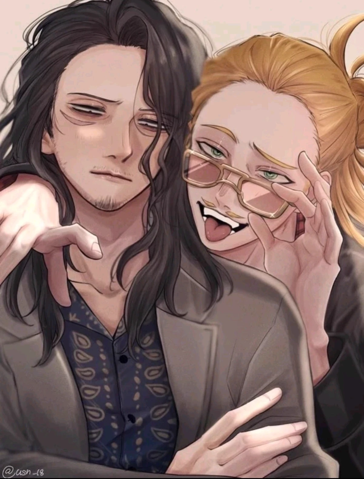 Aizawa and mic thumbnail