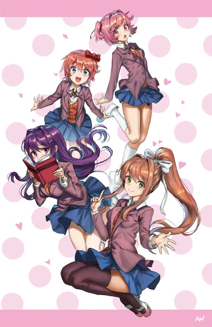 Monika Sayori Yuri and Natsuki thumbnail