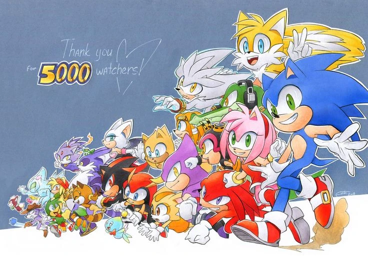 Sonic and his friends thumbnail