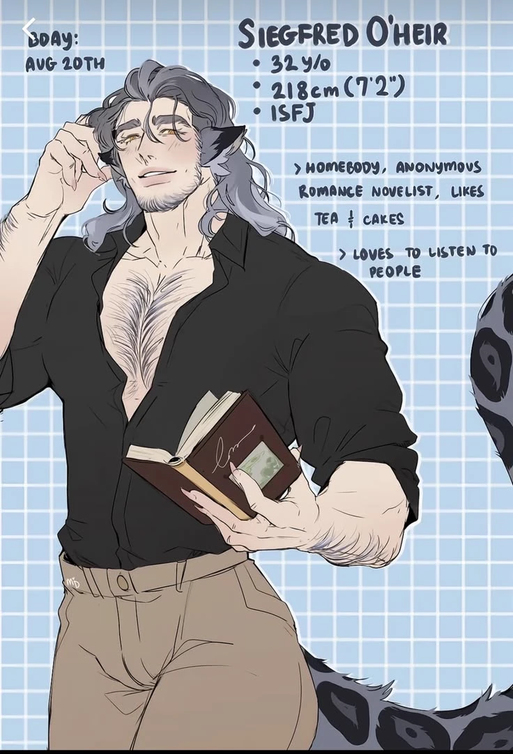 your literature teacher (❤️‍🔥🫦Siegfred O'Heir hybrid snow leopard thumbnail