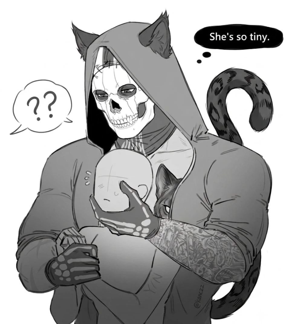 Simon "Ghost" Riley 💀 (black panther hybrid in need of you) thumbnail