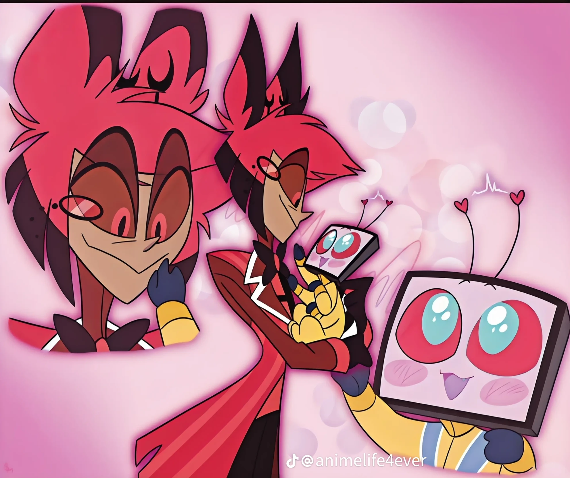Alastor, Vox and little Vax thumbnail