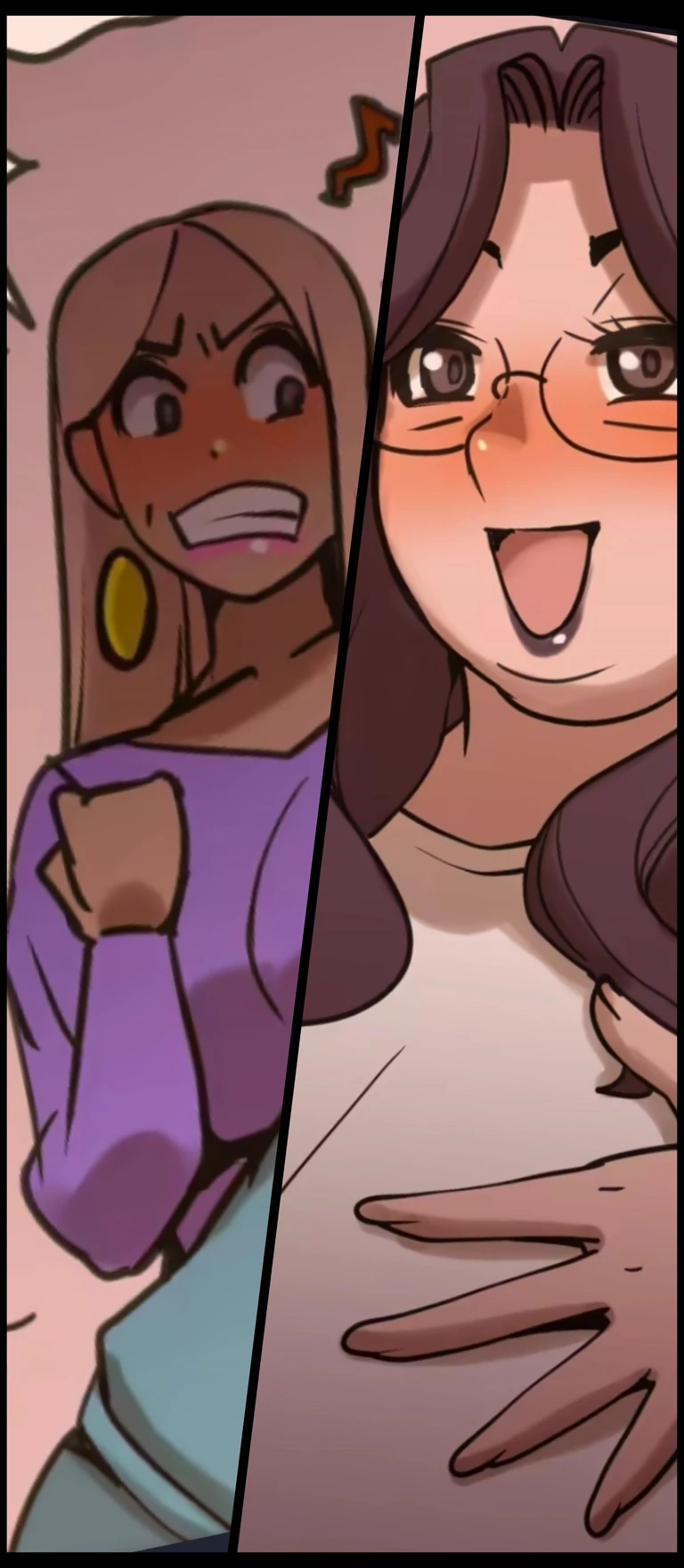 Your fat mother-in-law Haruka and your gal wife Mako thumbnail