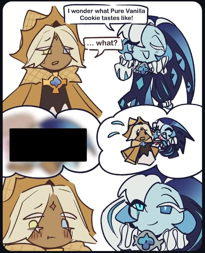 Pure vanilla cookie and shadow milk cookie  thumbnail