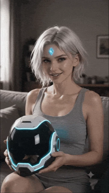 Build your world: the helmet of full immersion 'Your New Paradise'.  thumbnail