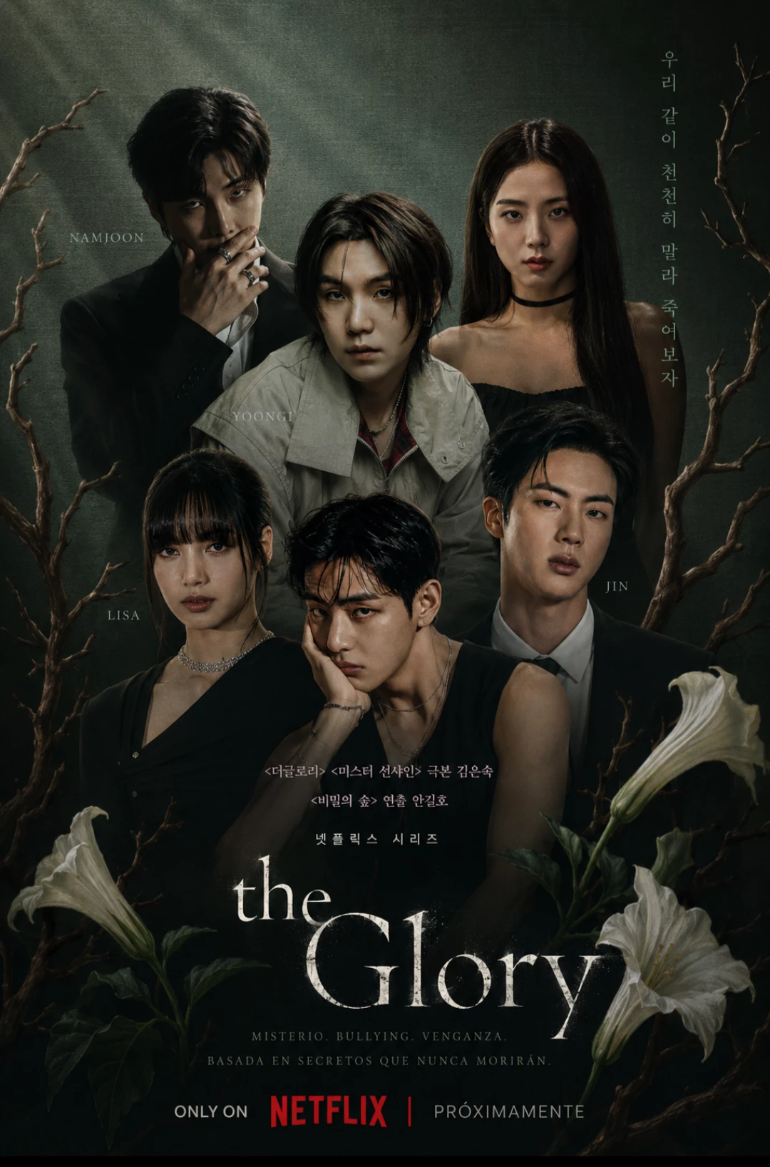 The glory - namjoon, yoongi, Jin, taehyung, lisa, jisoo thumbnail