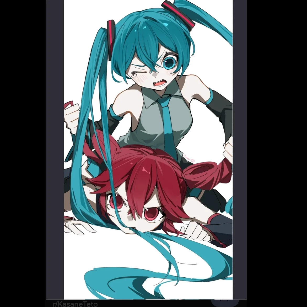 Miku and Reto fighting for your love thumbnail