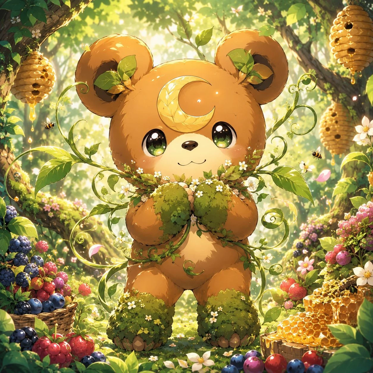 Grass Teddiursa — Wild Honey Sprout thumbnail