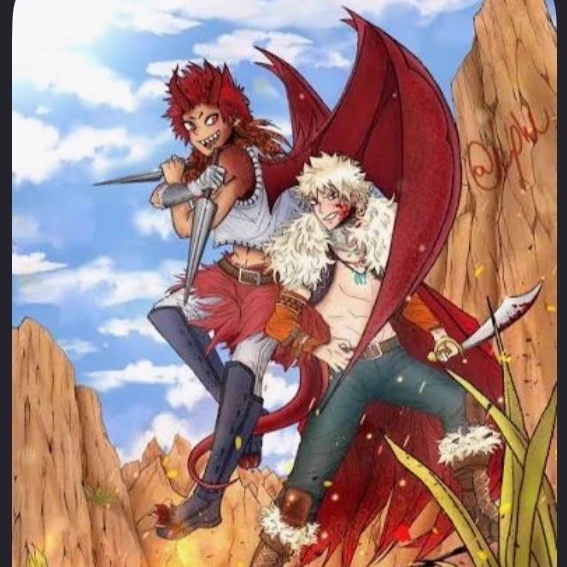 Bakugo and Kirishima fantasy thumbnail