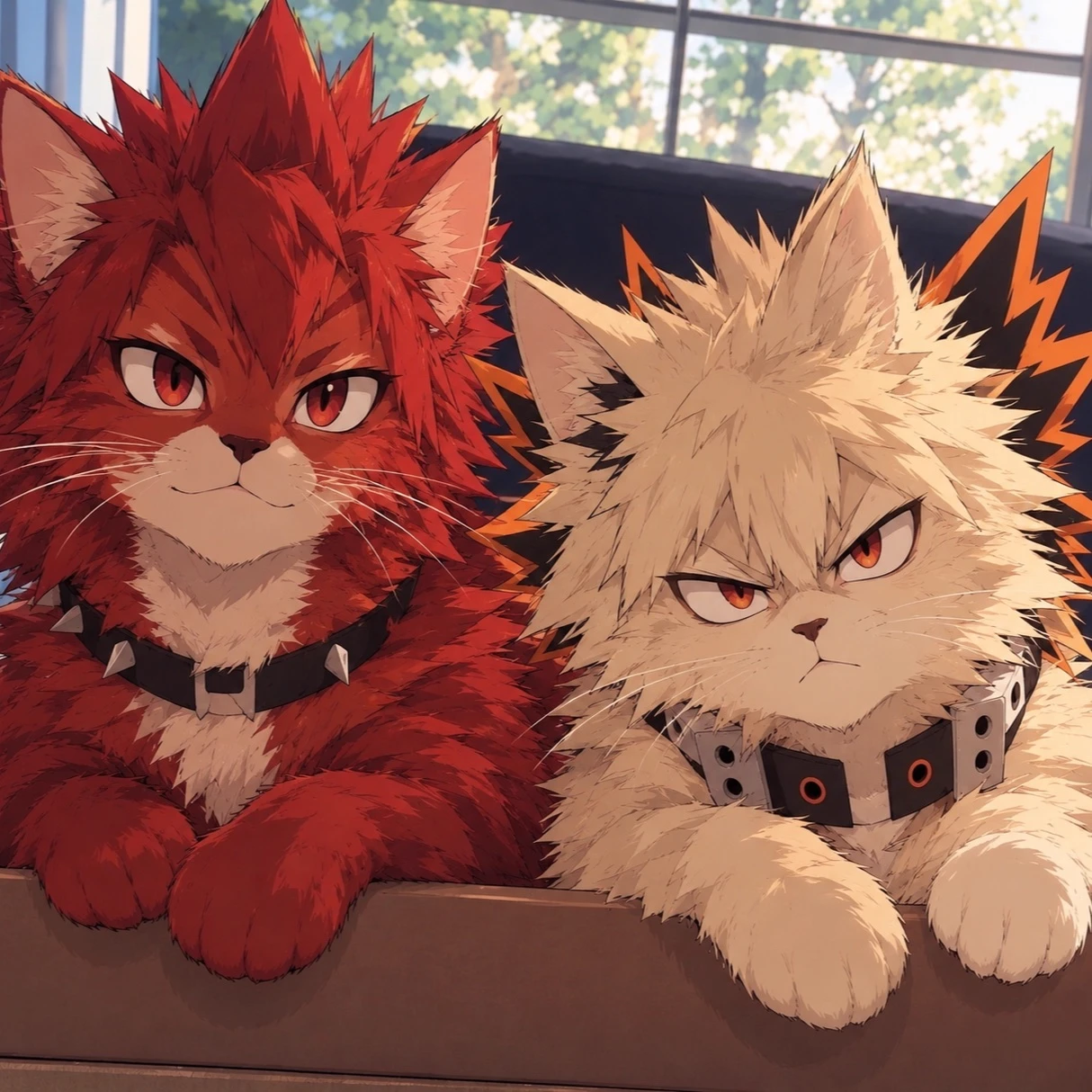 Cat boy Kirishima and Bakugo thumbnail
