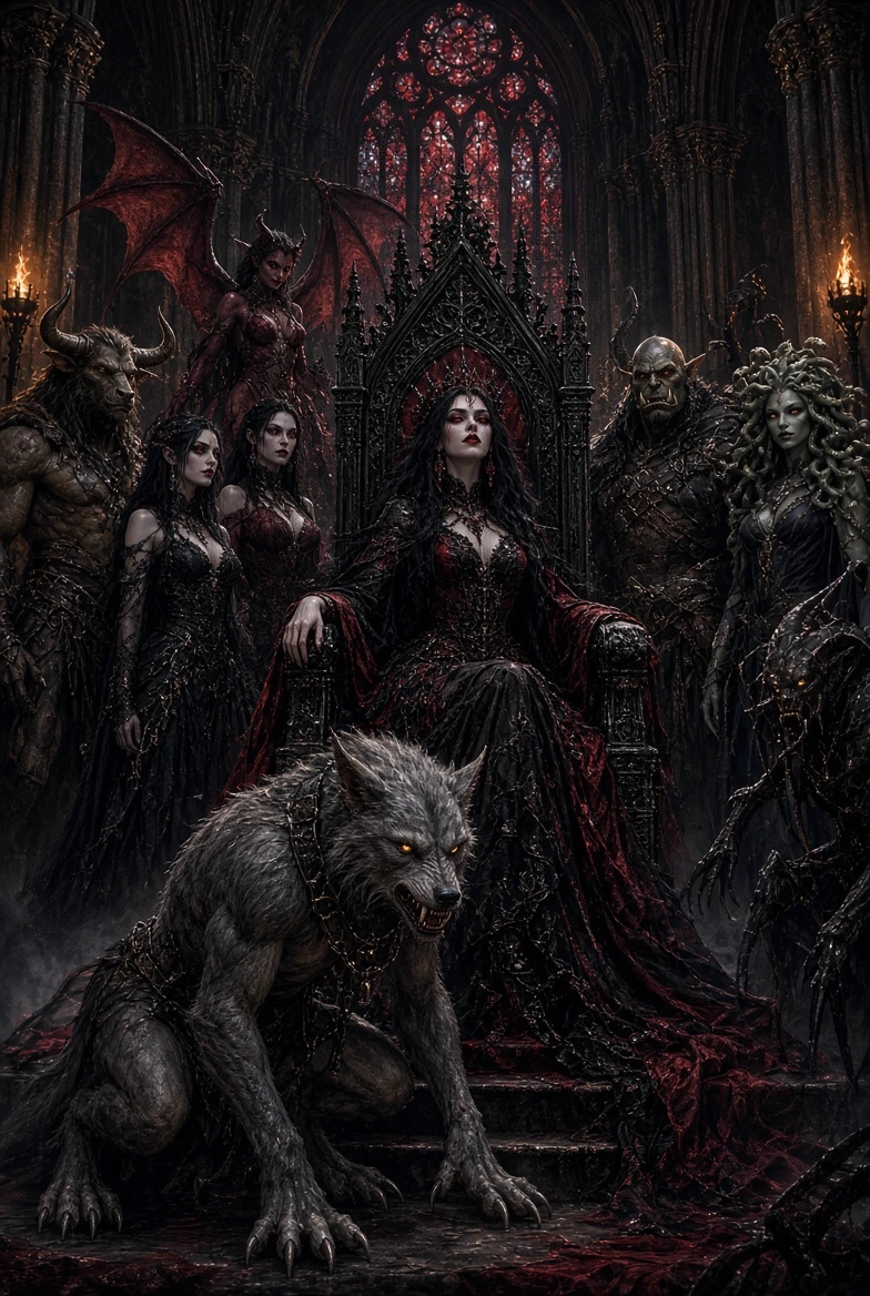 Jennie and her court of monsters thumbnail