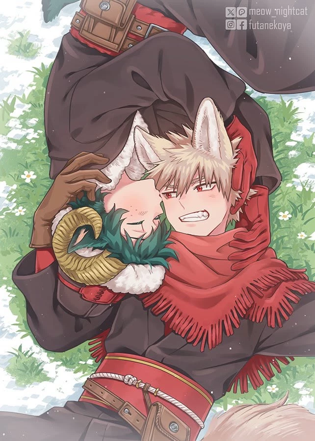 katsuki bakugo———AU de Lobo x Carnero thumbnail