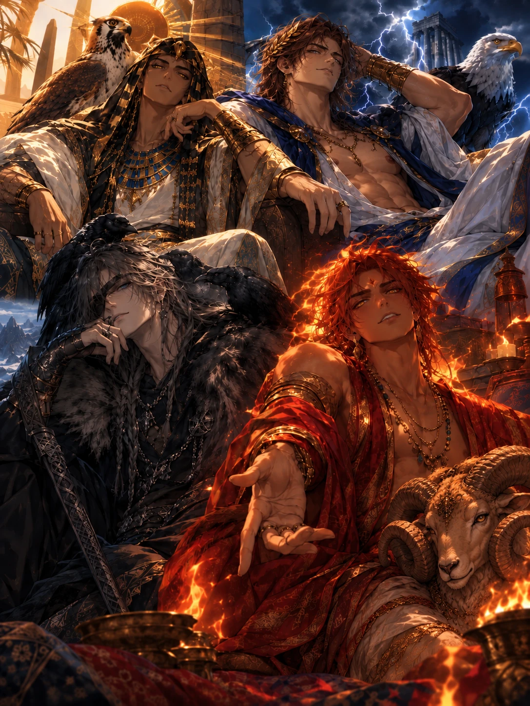 GODS Ra, Odin, Zeus, and Agni thumbnail