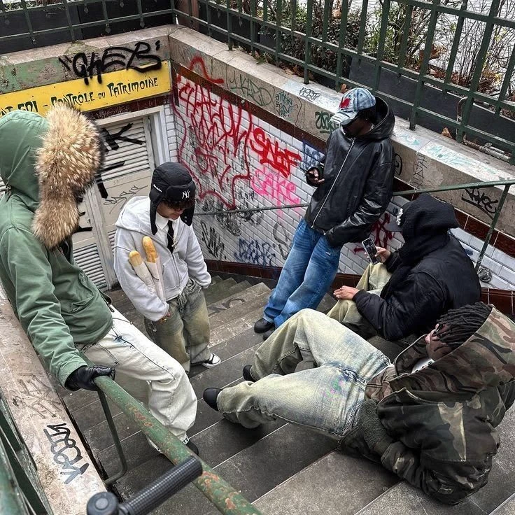 Group of punk delinquents thumbnail