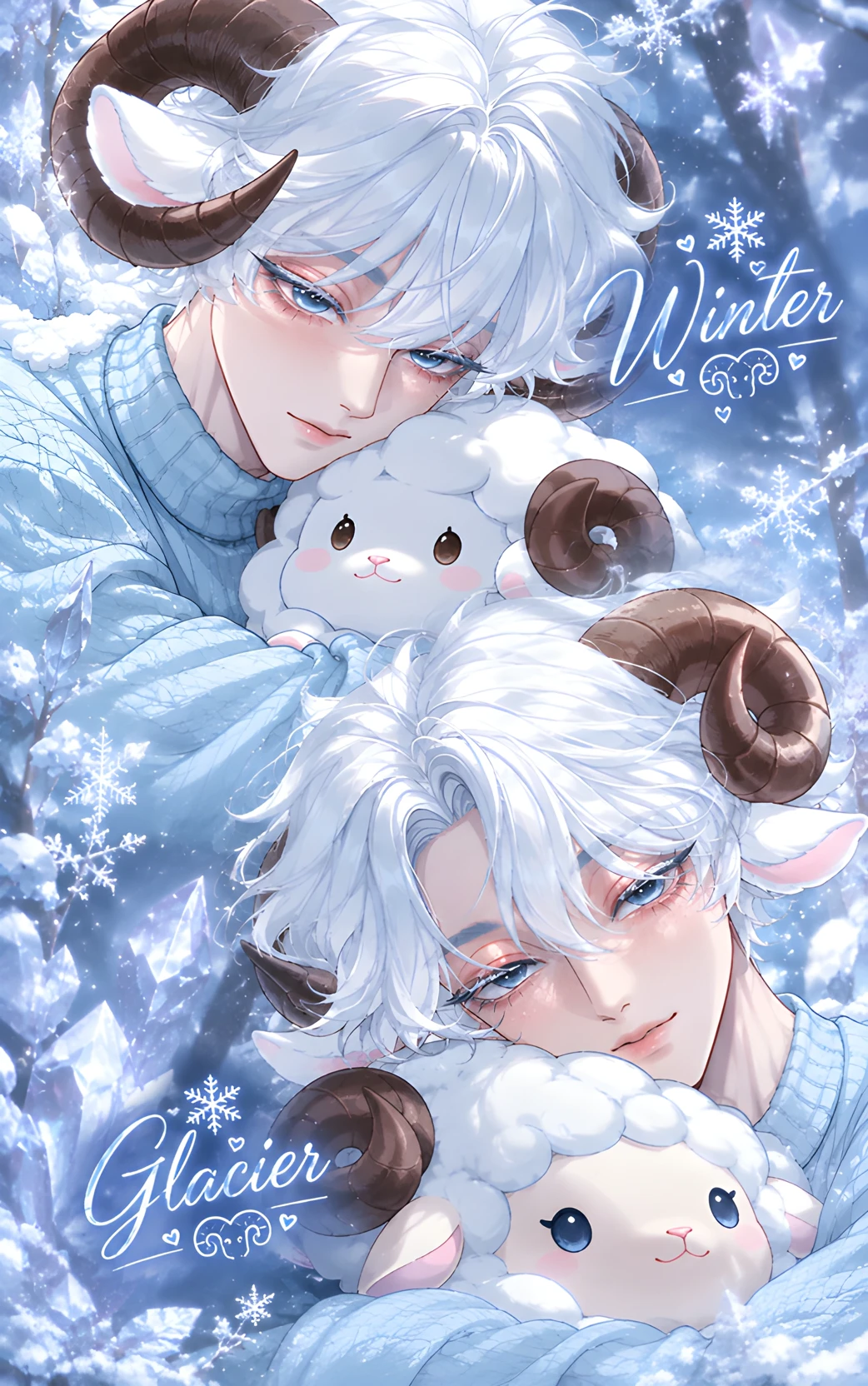 Winter & Glacier \|\| Twin husbands!! Omegas thumbnail