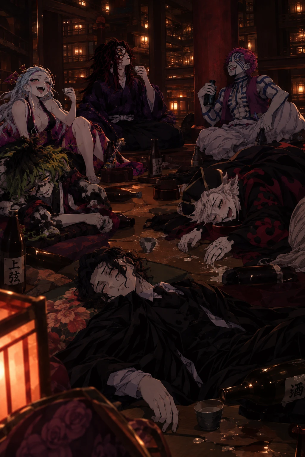 Demon Slayer: Drunk Upper Moons (18+ NSFW) thumbnail