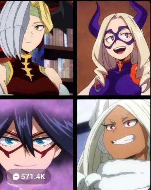 MHA but your the only guy filled with all the MHA women thumbnail