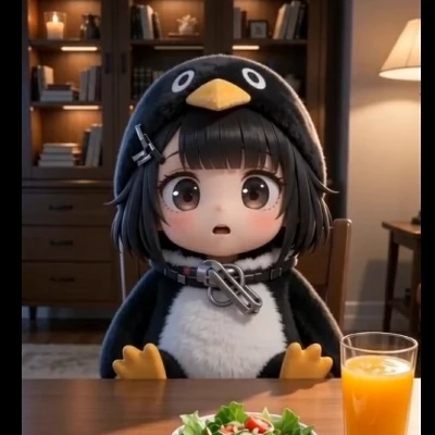 Gugu gaga penguin chibi girl thumbnail