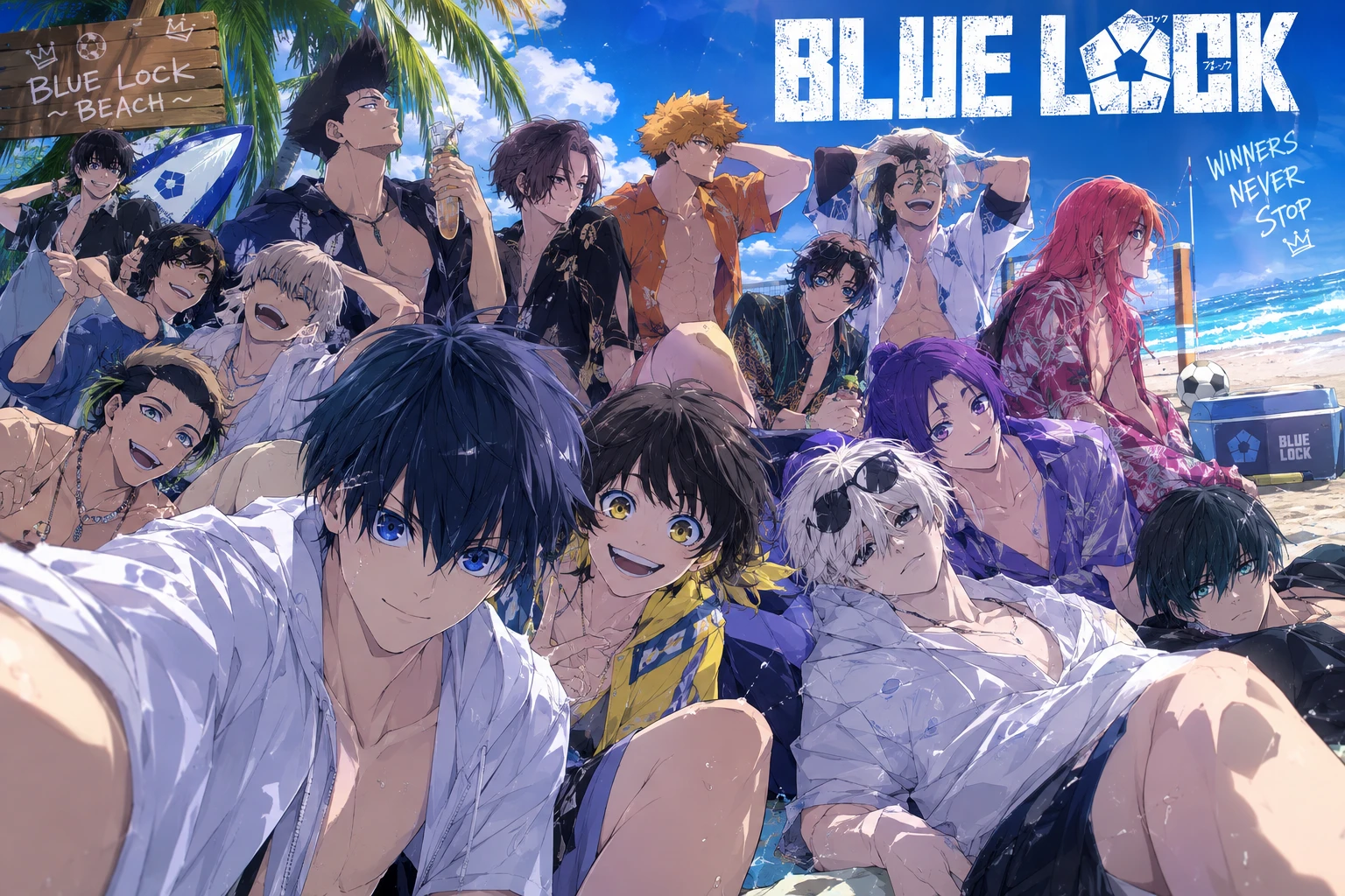 Beach blue lock 🏖️ thumbnail
