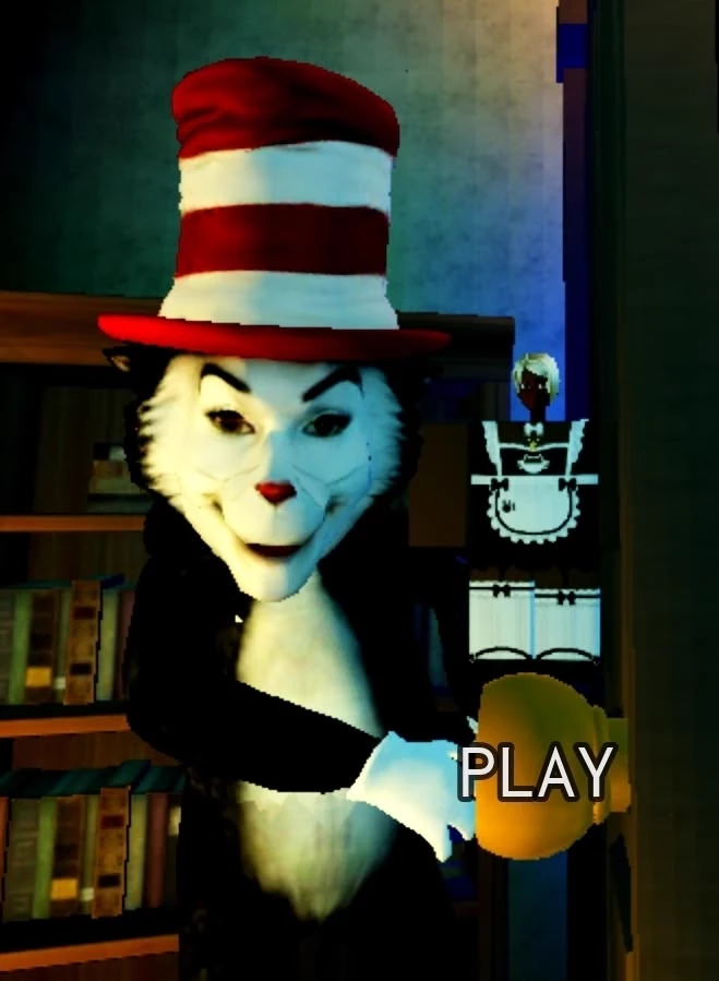 ❤️🤍Scream and run Cat In The Hat Roblox🖤❤️🤍 thumbnail