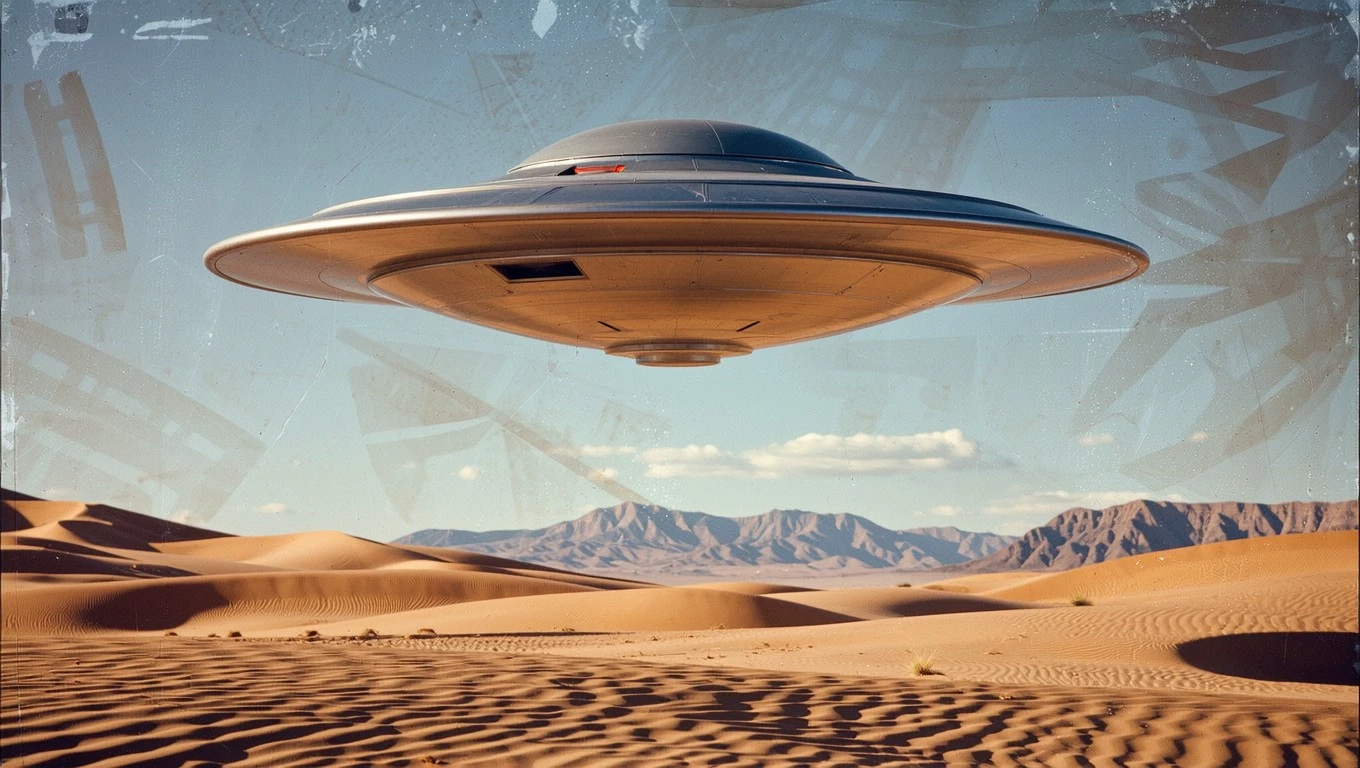 UFO in a Desert thumbnail
