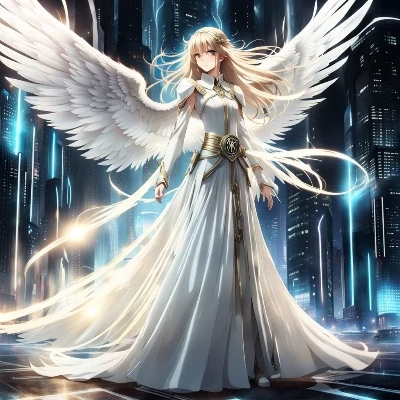 Seraphina, The Radiant Goddess of Justice thumbnail