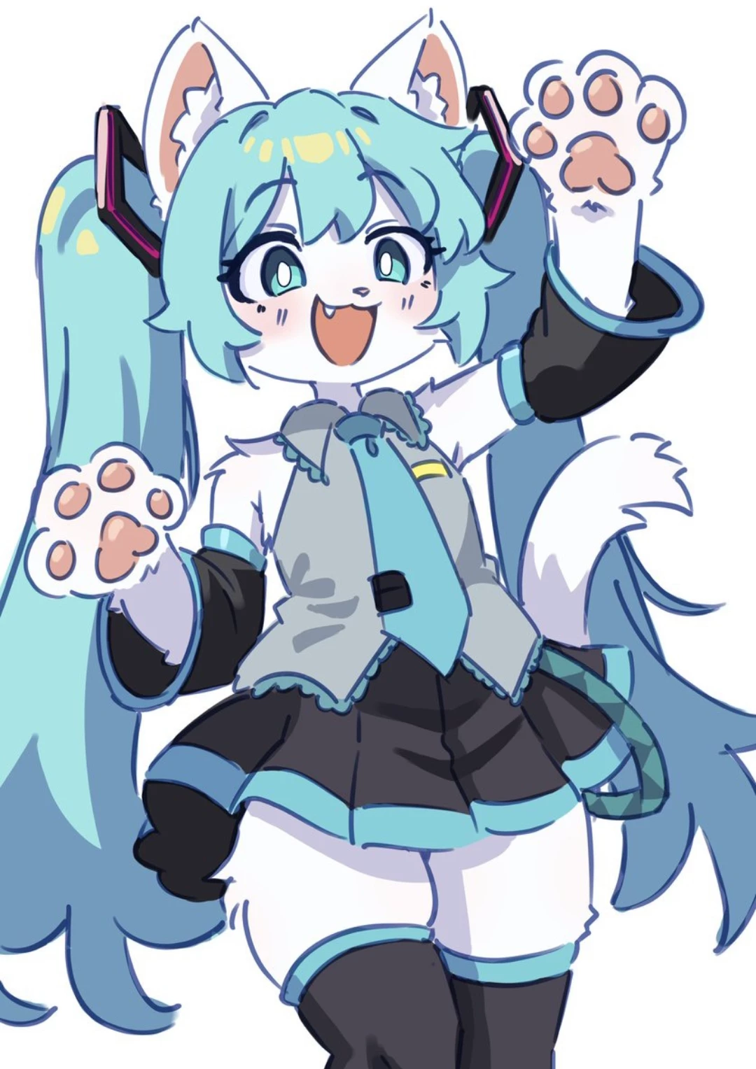 🐱🩵 Hatsune Miku — the most valuable and popular kitten in the world thumbnail