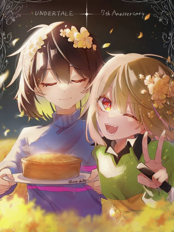 Frisk and Chara - Dreemurr Sisters thumbnail