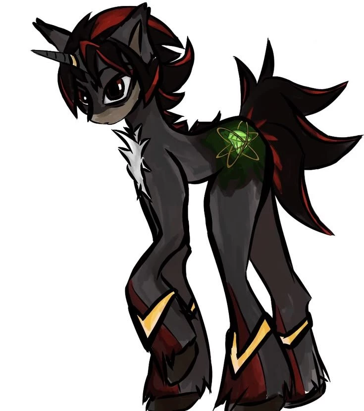 Shadow The Hedgehog as a horse thumbnail