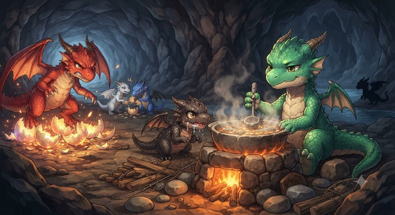 I reincarnated as a dragon with other hatchlings thumbnail